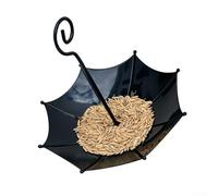 Umbrella Design Bird Feeder Tray Engineered for Outdoor Longevity and Support of Local Bird Populations (Raincoat)