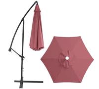 Umbrella For Garden Table, Table Umbrella Outdoor, 9Ft Outdoor Patio With Push Button Tilt And Crank, 6 Sturdy Ribs Uv Protection Waterproof For Garden/Backyard, No umbrella stand
