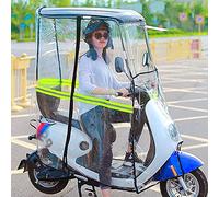 Umbrella for Scooter,Battery Car Canopy Umbrella Cover,Rain Cover Universal Motor Scooter Umbrella Mobility Sun Shade Rain Cover,A-Black