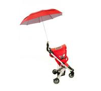 Umbrella Heaven Buggybrolly Clamp-On Uv Protective Upf50+ Vented Umbrella - Red