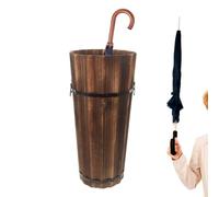 Umbrella Holder for Entryway, Large Modern Wooden Storage | Entryway Umbrella Organizer Stands | for Inside Outdoor Entrance Hallway Patio Home Office Dorm Commercial