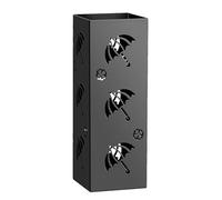 Umbrella Holder for Entryway | Metal Hollow Design Bucket Basket,Tall Umbrella Holder | for Entryway Patio Entrance Home Outdoor