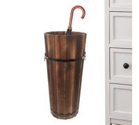 Umbrella Holder for Entryway - Wooden Large Storage Organizer - Entryway Umbrella Organizer Stands | for Inside Outdoor Entrance Hallway Patio Home Office Dorm Commercial