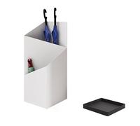 Umbrella holder,indoor umbrella stand,umbrella basket for entryway,Integrated molding, separate water tray, large storage capacity, suitable for multiple scenarios (multiple colors available) ( Color