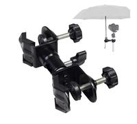 Umbrella Holder - Tripod Camera Mount | Parasol Holder Stand | Patio Umbrella Bench Mount, Outdoor Umbrella Stand Adapter, Photography Umbrella Accessory For Deck Or Patio Use
