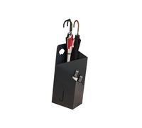 Umbrella Holder with Handle and Drain Tray,Square Umbrella Rack Home Decor for Dining Room Entryway Balcony(Black)
