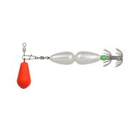 Umbrella Hook Cuttlefish Sleeve Fishing Hook Double Layer Squid With Colorful Beads Swivels Sea Fishing Accessories Colorful Beads Swivels Squid Jig