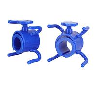 Umbrella Hook, Strong 2Pcs Beach Umbrella Hook Hanger 4 Prong Adjustable Height for Sunglasse for Hat (Blue)