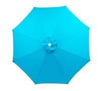 Umbrella Outdoor Patio Replacement Fade-Resistant Canopy | 9.8ft 6 Ribs | Ideal for Garden & Deck (lake Navy 9.8ft)