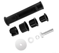 Umbrella Pole Replacement Bracket Adjustable Deck Post Parasol Mount Bracket Strong Tube Bracket, Prevents Tipping in Wind Stylish Modern Look for Balconies/Poolsides(Iron)