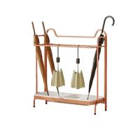Umbrella Rack, Large Metal Stand for Entryway - Holds 17 Umbrellas, Includes Removable Drip Tray & Hooks, Ideal for Canes & Walking Sticks, Stylish Design