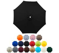 Umbrella Replacement Canopy 2.0m 2.3m 2.5m 2.7m 3.0m - UV50+ Sun Umbrella Cloth for Garden Cantilever Parasol - Outdoor Table Market with 6/8 Ribs - Protect Your Skin from the Sun
