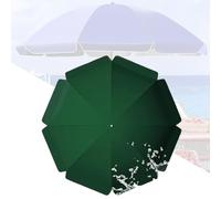 Umbrella Replacement Canopy 6Ft 8 Ribs Patio Cover Replacement Market Table Parasol Rechange Cover Round Cloth Fade Resistant(Green 300Cm(9.8Ft)-10 Ribs)