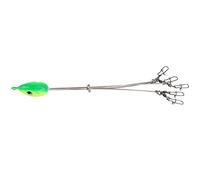 Umbrella Rigs Alabama Fishing Lures Durable 5 Arms Umbrella Jig Head Bait Rig With Snap Swivels For Freshwater Fishing Metal Plastic 21cm 8.3inch (Type 2)