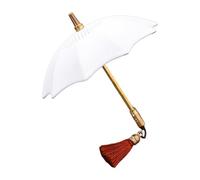 Umbrella Shape Strainer with Fine Meshes for Tea, White