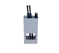 Umbrella Stand, 3 Partitions Holder with Removable Drip Tray for Company Restaurants, Office Entryway