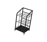 Umbrella Stand,Commercial Organizer with A Drip Tray,for Entryway Home Office Patio Decor(Black,25.5x23.5x50cm)