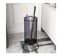 Umbrella Stand, Compact Metal with Large Capacity, Durable and Stable Design for Home or Office, Modern Black Finish