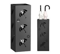 Umbrella Stand - Hollow Design Basket Holder, Floor Standing Storage Organizer | Long Lasting Creatives Modern Design Decorative Rack For Entryway Patio Indoor Outdoor Home Office Living Room