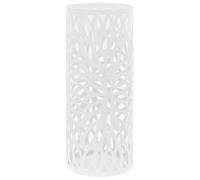Vidaxl Umbrella Stand Leaves Steel White