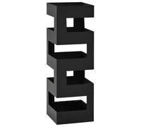 vidaXL White Square Umbrella Stand Storage Holder Walking Stick Steel 48.5 cm, White