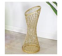 Umbrella Stand Racks Metal Umbrella Holder, Decoration Umbrella Holder For The Entrance Of The Hotel’s Office Corridor, With Mobile Drip Tray And Hook (Color : Gold, Size : 23x58cm)