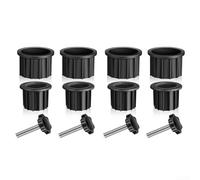 Umbrella Stand Replacement Parts 12pcs Kit with Custom Fit and M8 Screws (12 sets)