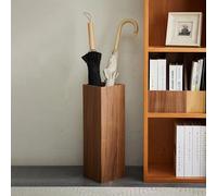 umbrella stand, Solid Wood Hallway Umbrella Stand Rack with Drip Tray Home Cane Frame Organizer for Living Room Bank Museums Supermarket