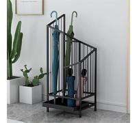 Umbrella Stand Umbrella Holder for Entryway, Modern Umbrella Storage Stand Rack Entryway with Decorative,Durable Indoor,Hotel, Home Decor,Office,Black,15.7x9.8x24.4in