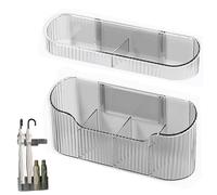 Umbrella Stand, Wall Mounted Umbrella Holder Long and Short Space Saving No Punching Storage Rack for Hallway Walking Stick, Ski Pole Home Office