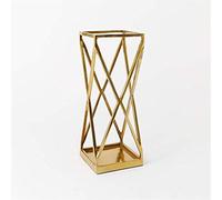 Umbrella Stand with Drain Tray, Wrought Iron Lobby Storage Bucket for Folding and Long Handle Umbrellas, Floor Type Hanging Holder