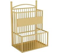 Umbrella Stand with Drip Tray - Metal Umbrella Holder Rack for Home, Office, Cafe Entrance - Storage Bucket for Hallway