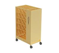 Umbrella Stand with Pull-out Water Collection Tray and Braking Swivel Casters for Entryway Home Office Patio