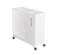 Umbrella Stand with Pull-out Water Collection Tray and Braking Swivel Casters for Entryway Home Office Patio