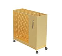 Umbrella Stand with Pull-out Water Collection Tray and Braking Swivel Casters for Entryway Home Office Patio