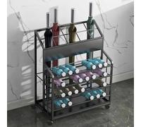 Umbrella Stand with Wheels, Detachable Drip Tray, Ideal for Canes, Walking Sticks, and Golf Clubs, Durable and Portable Design
