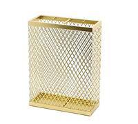 Umbrella Stand Wrought Iron, Fashionable Rectangle Design, Hollow Out Holder for 5-8 Umbrellas, Durable Umbrella Rack