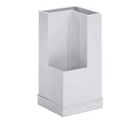 Umbrella Stands,Umbrella Metal Umbrella Stand Irregular Geometric Umbrella Rack with Removable Drip Tray,Multifunction Umbrella Racks Umbrella Rack Umbrella Organiser/B-White