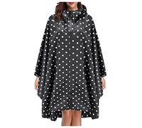 Umbrella Table Screen 9 Ft Coat Hooded Rain Teens Unisex Raincoat Fashion With Pockets For Adults Jacket Umbrella Outdoor Cantilever Umbrella Weight Base (Black, Free Size)