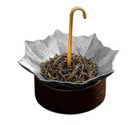 Umbrella Tea Strainer, Stainless Steel Rotating Umbrella Shape Loose Leaf Tea Infuser, Coffee Brewing Filter for Home, Kitchen, Living Room, Table, Gathering