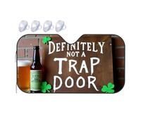Umbrella Windshield Sun Shade Definitely Not A Trap Door: A Beer Sign Car Windshield Sunshade Sunshade For Car Windshield Sunshade(76x140cm)