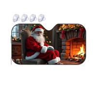 Umbrella Windshield Sun Shade Santa'S Warmth In A Haunted Room Car Windshield Sunshade Sun Cover For Car Windshield Umbrella Windshield S(76x140cm)