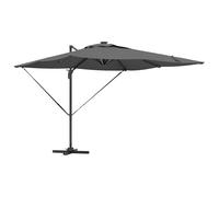 vidaXL Umbrella Antraciet 286 x 284 x 270 cm Aluminium and Polyester