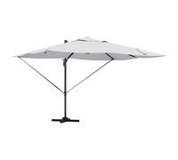 vidaXL Cantilever Roma Parasol Beige and Black 352 x 251 x 265 cm