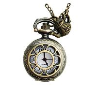 UMBRELLALABORATORY Alice in Wonderland Watch Necklace Jewellery Costume Gothic Lolita Accessories, Small, Bronze