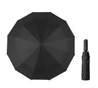 Umbrellas for Rain Twelve Bone Gift Business Male Vinyl Parasol Automatic Umbrella Outdoor