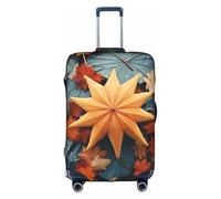 Umbrellas Starfish print Washable Travel Luggage Cover Abstract Colorful Print Luggage Suitcase Protector, White, Small, White, Small