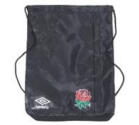 Umbro 24 25 Formation England Rugby Gym Drawstring Bag In Black Black S