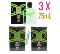Umbro Action Men Aftershave Eau De Toilette Spray Long Lasting Fragrance 3x75ml