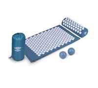 Umbro Acupressure Mat with Pillow - Back Pain Relief - Acupuncture Mat - Nail Bed - Acupressure for Pain Relief - 42x71 cm - Blue
